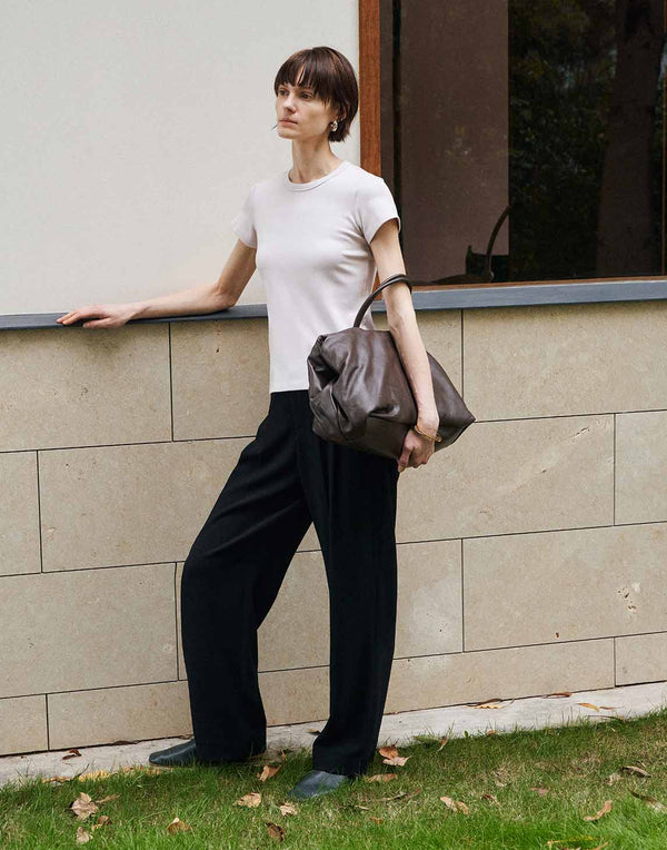 T-shirt girocollo su misura