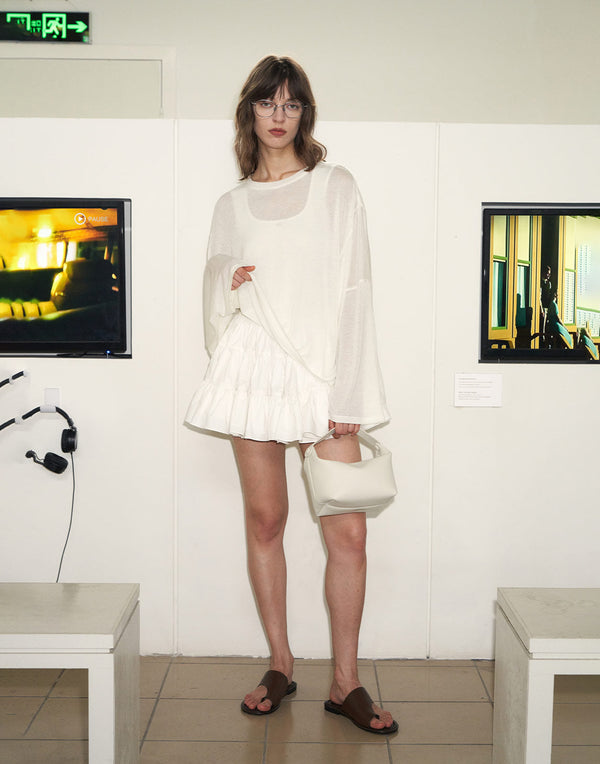 Luxe Deconstructed Batwing Top