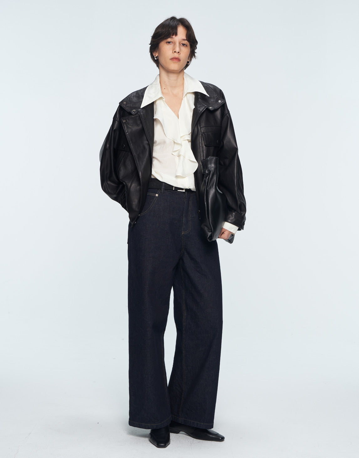 Urban Jeans mit weitem Bein