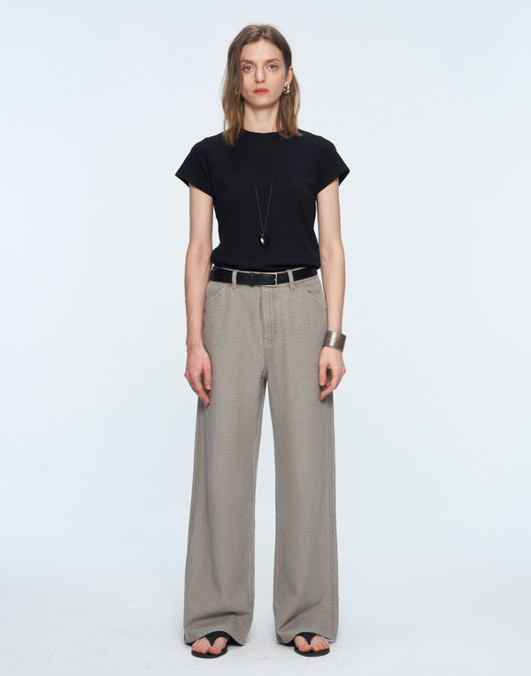 Pantalones de mezclilla jacquard texturizados