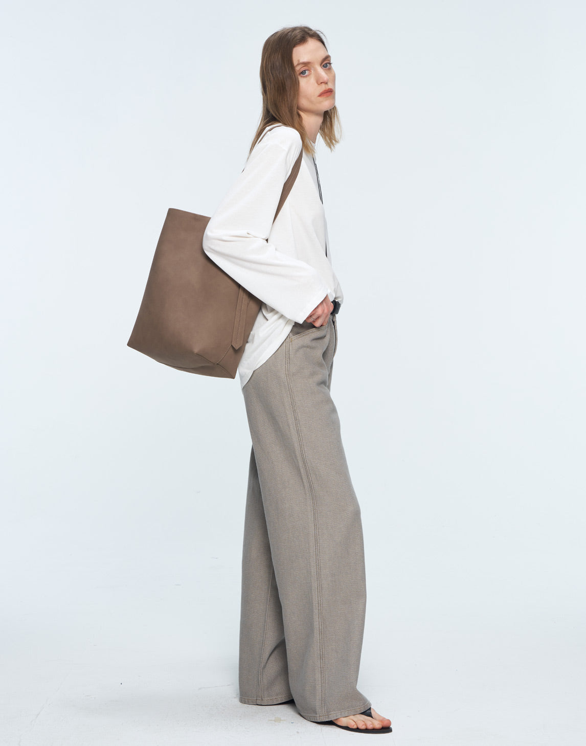 Pantalones de mezclilla jacquard texturizados