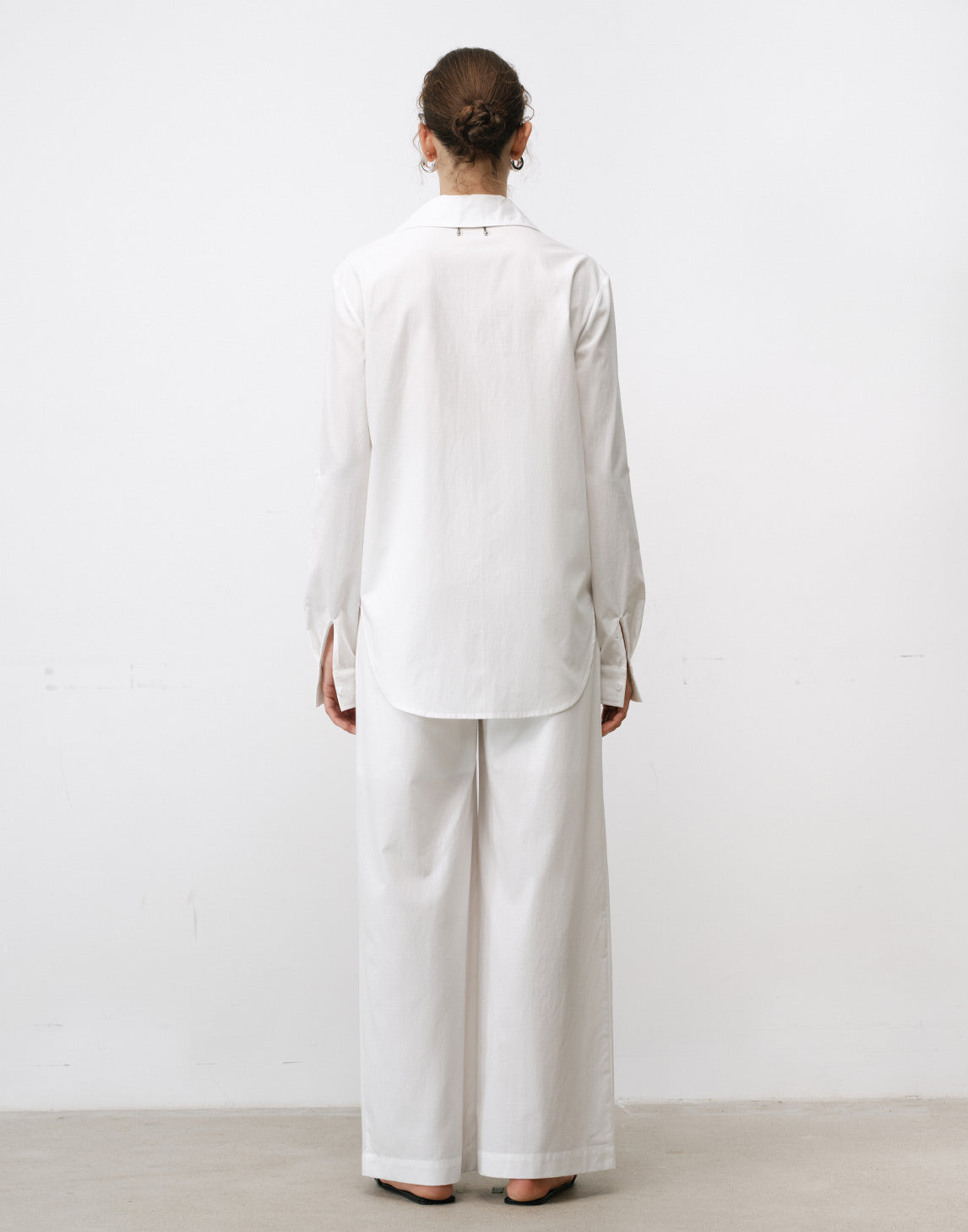 Crisp White Culottes