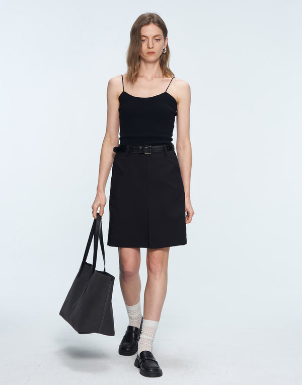 Sophisticated Split Front Skirt