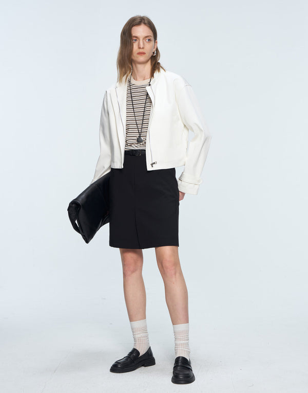 Sophisticated Split Front Skirt
