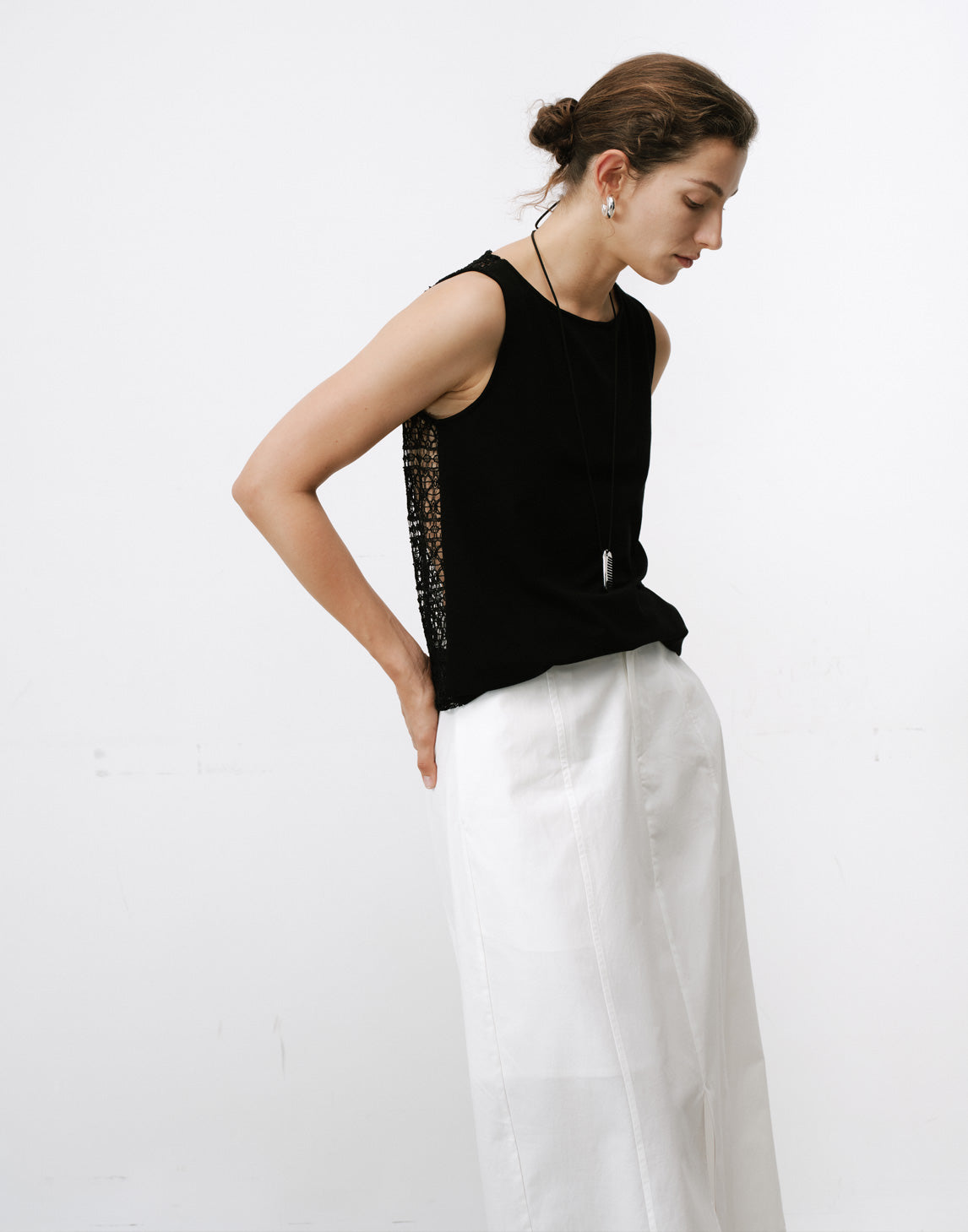 Timeless A-Line Split Skirt