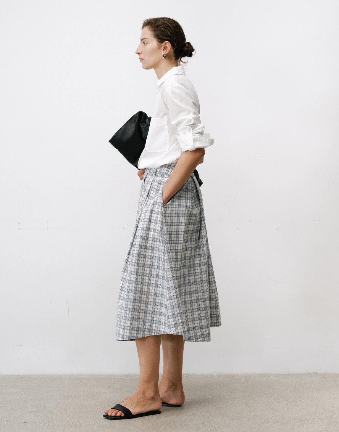 Graceful Pleat Midi
