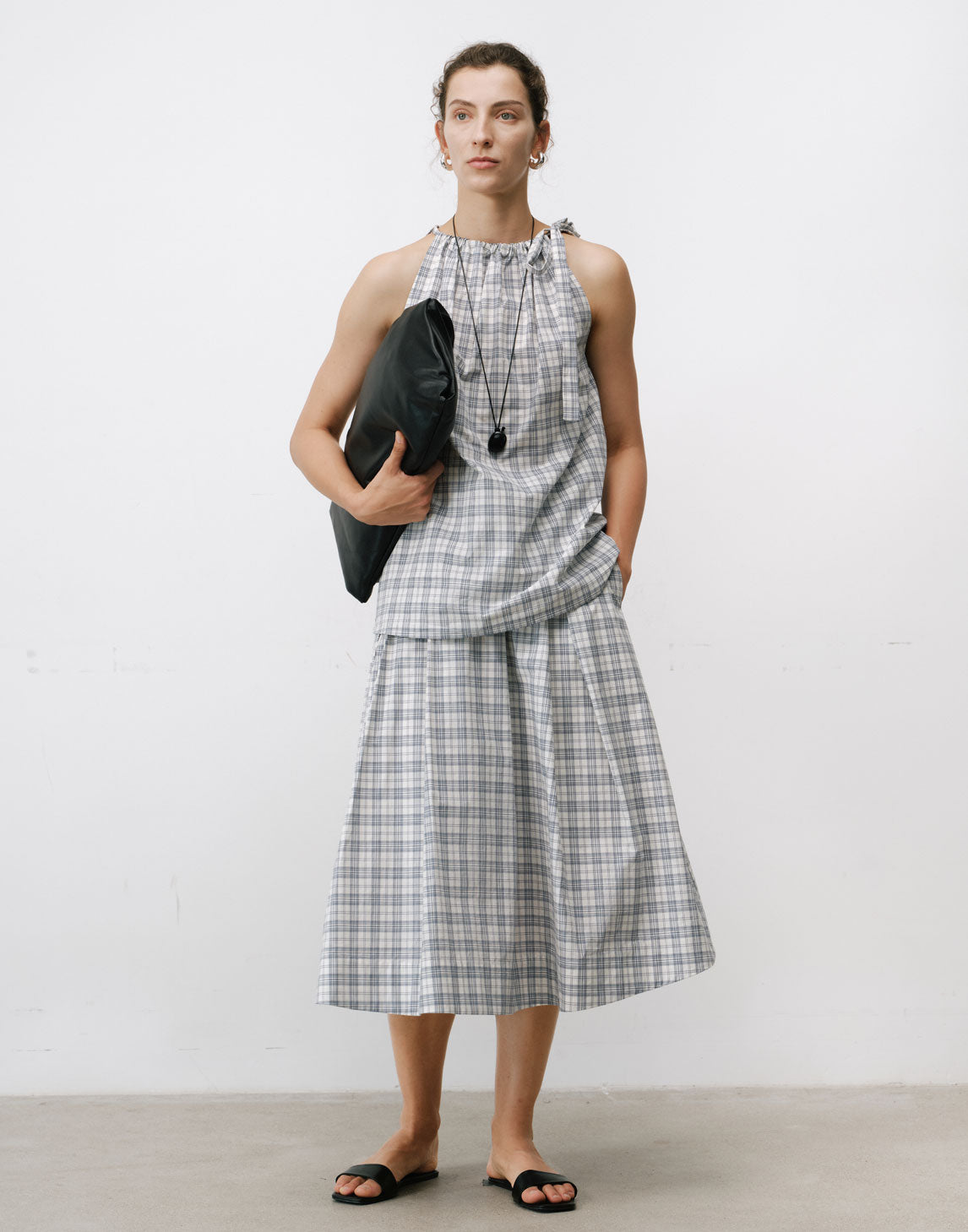 Graceful Pleat Midi