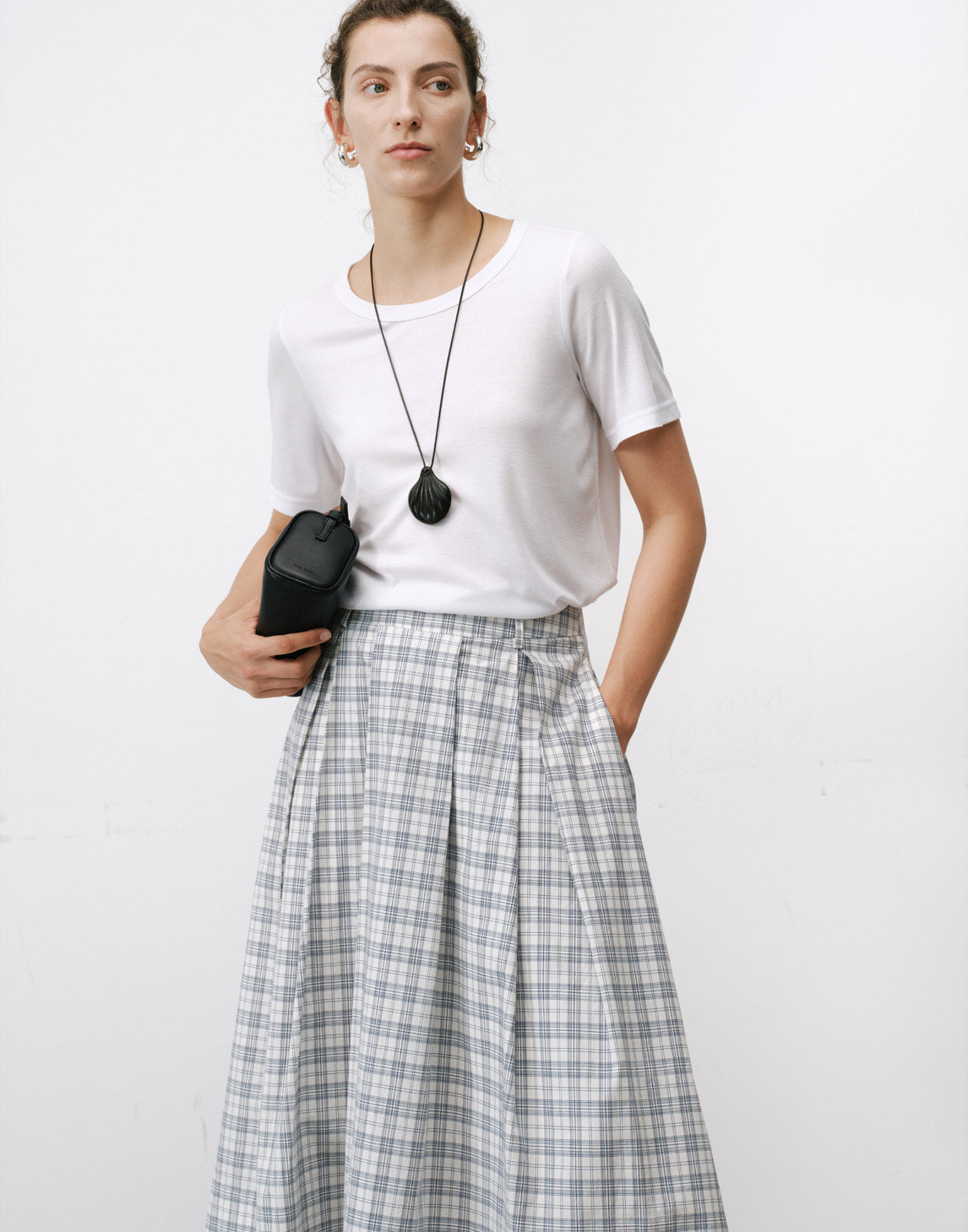 Graceful Pleat Midi