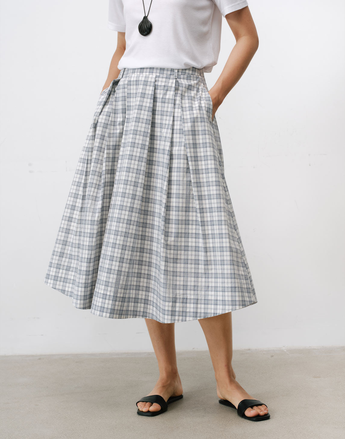 Graceful Pleat Midi