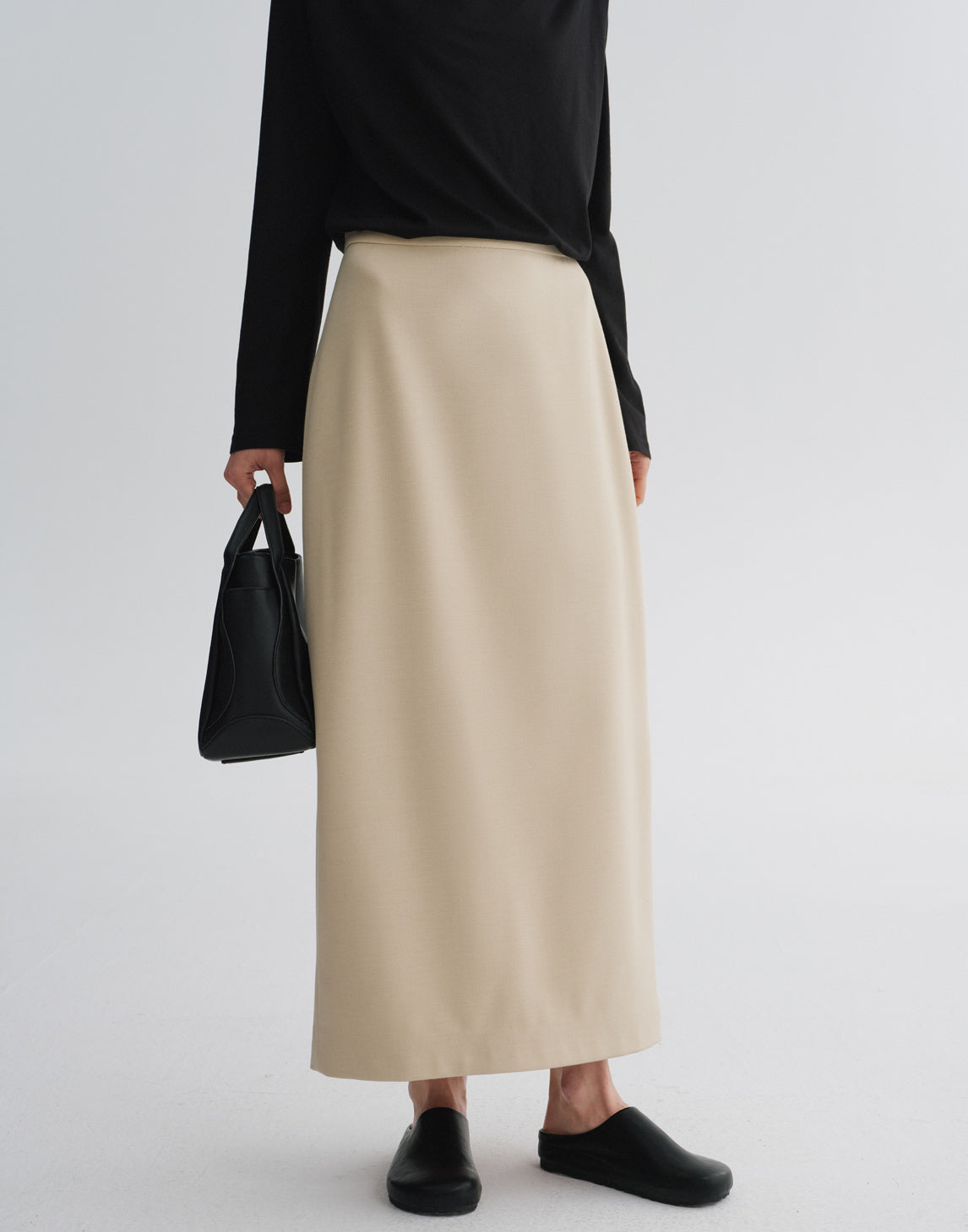 Straight Ankle-Length Skirt