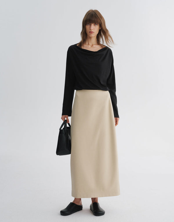 Straight Ankle-Length Skirt