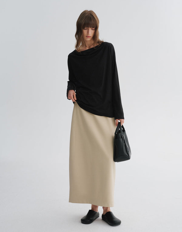 Straight Ankle-Length Skirt