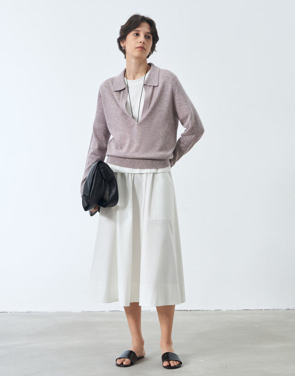 Chic V-Neck Pullover