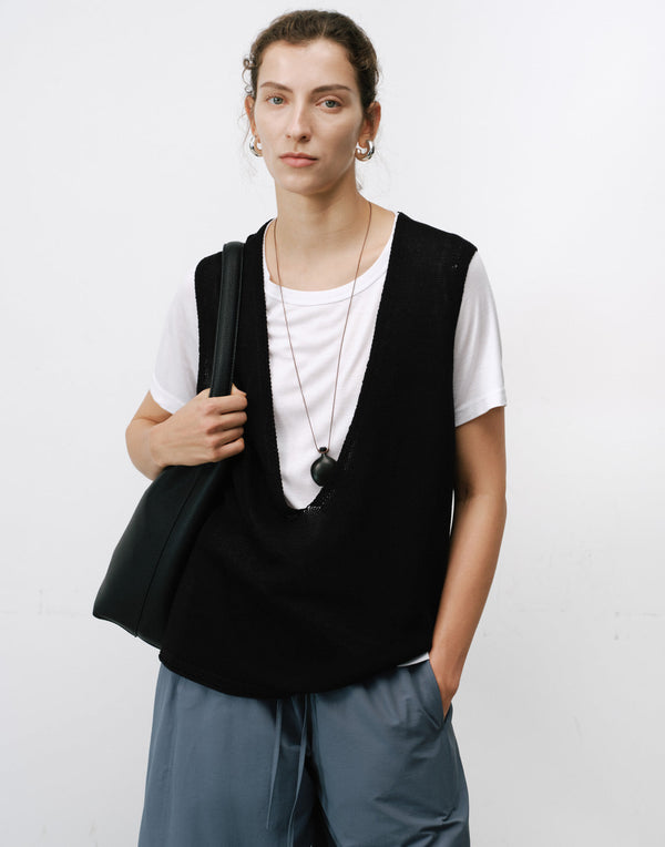 Sophisticated Slouchy Vest