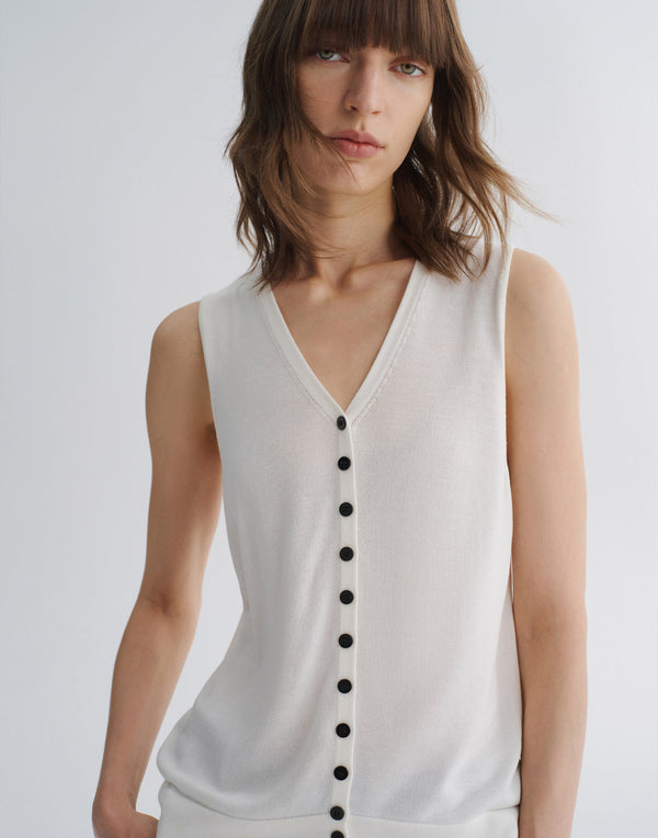 TENCEL Vest & Shawl Two-Piece Set