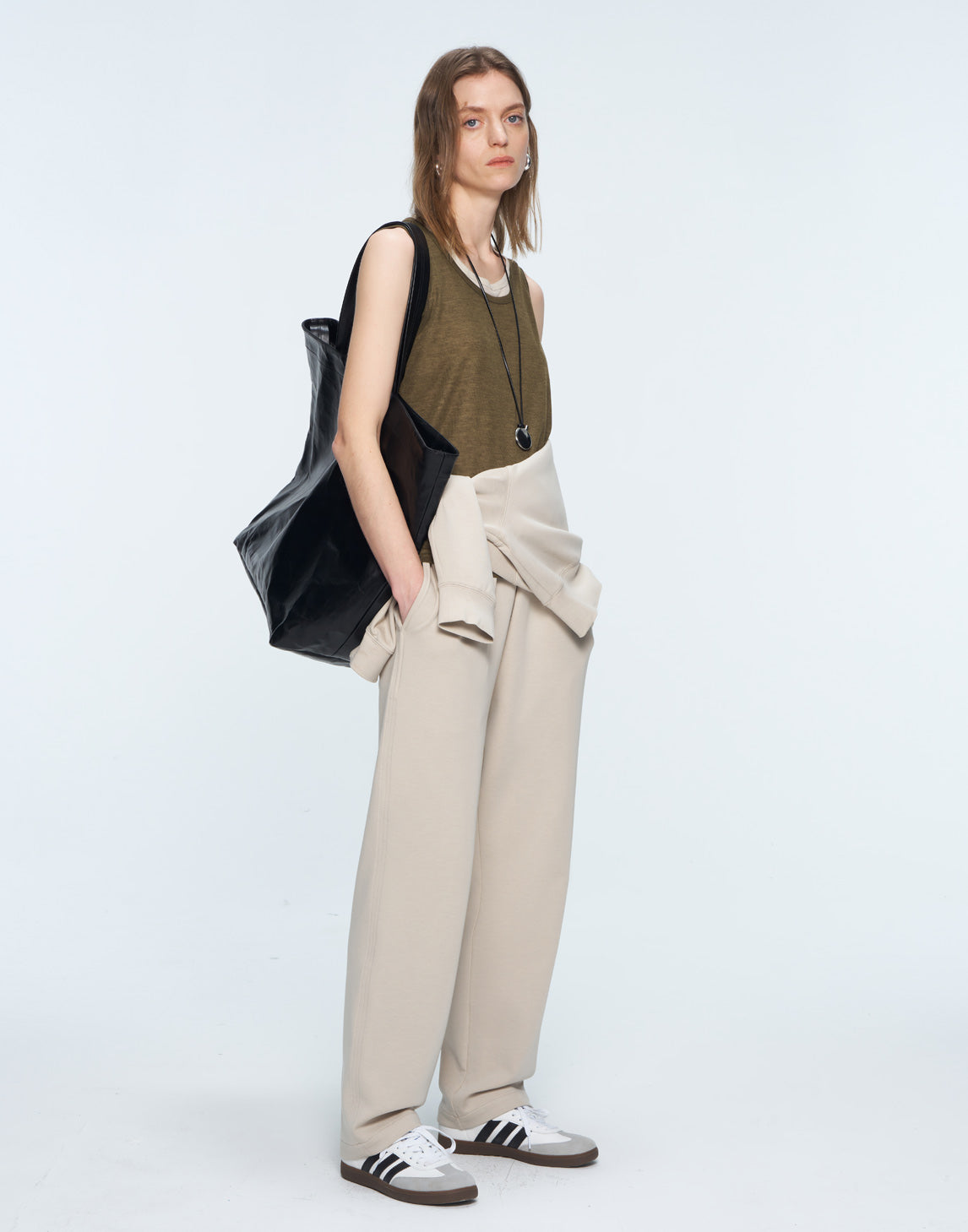 Pantalon décontracté chic et ajusté