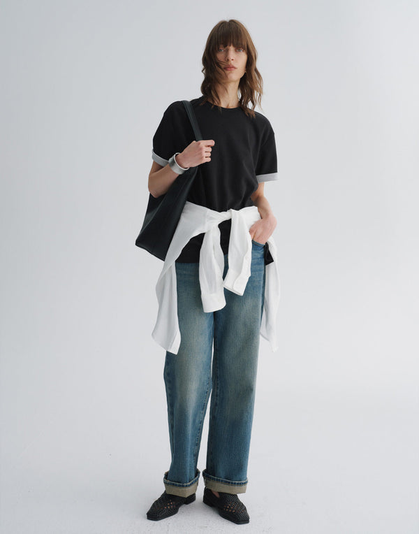 Colorblock Crewneck Tee