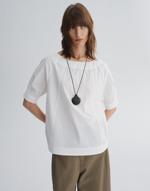 Boat Neck A-Line Top