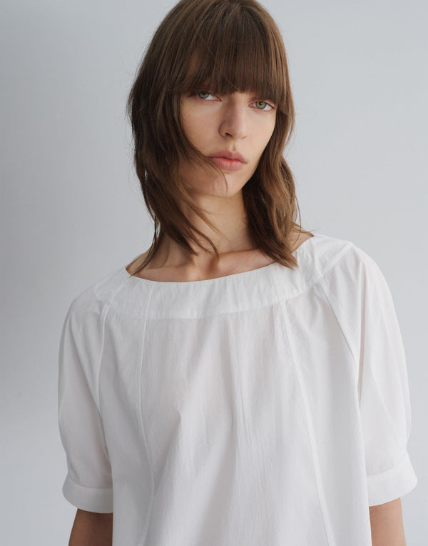 Boat Neck A-Line Top
