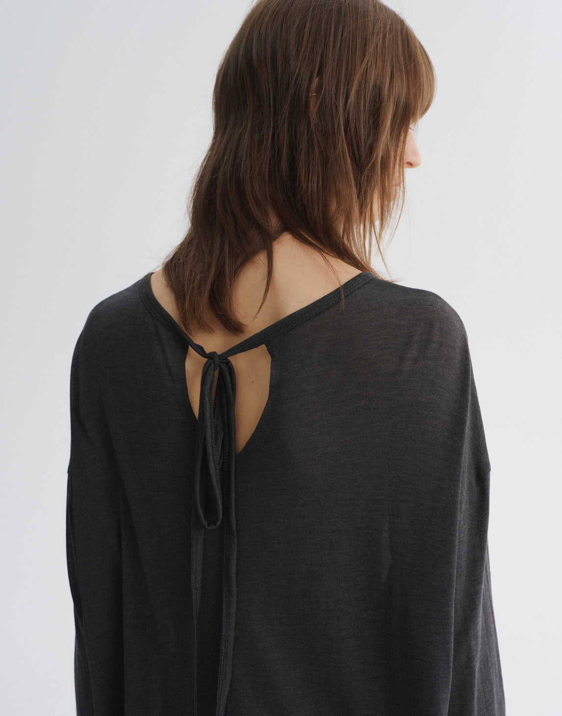 Back Tie Long Sleeve Tee