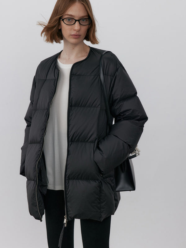 Cloudline Collarless Down Jacket