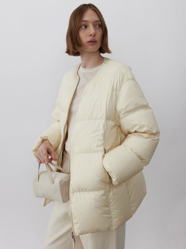 Cloudline Collarless Down Jacket