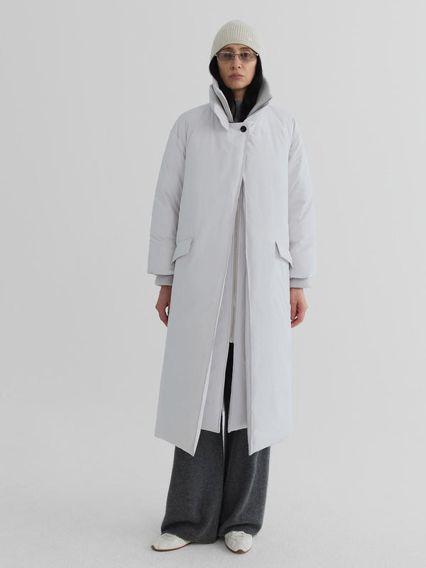 Lineup Rib-Collar Down Coat