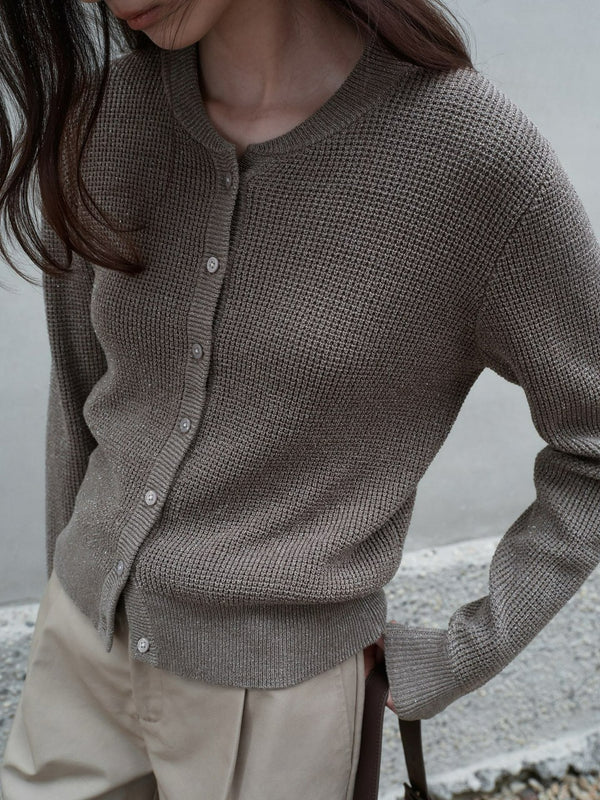 Mesh Knit Cardigan