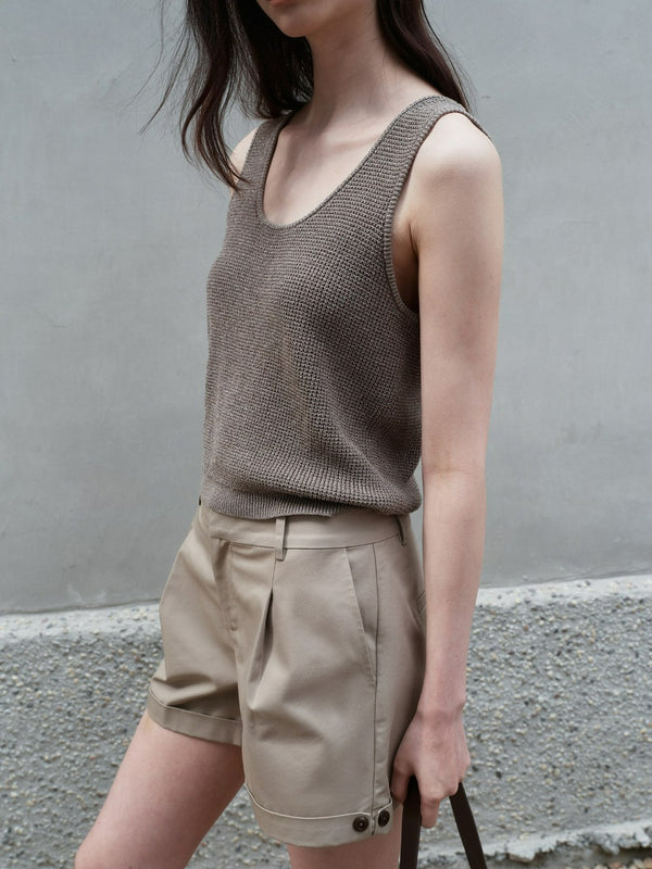 Textured Knit Tank Top