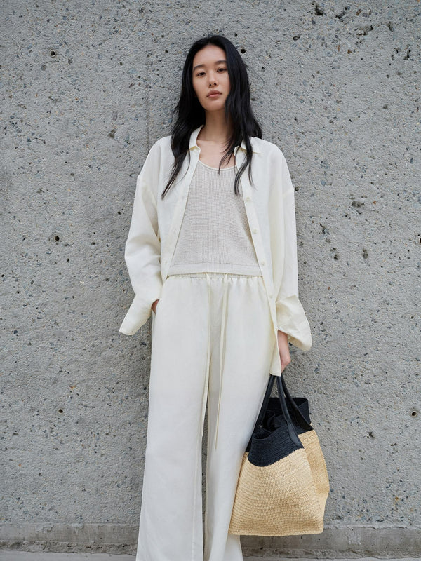 Veil Linen-Blend Shirt