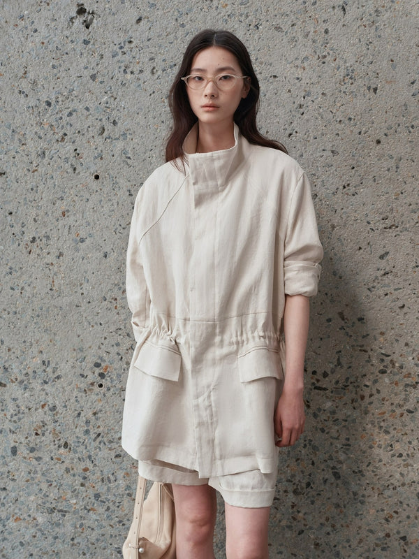 Raw Linen Jacket