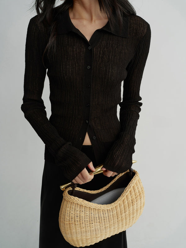 Noir Knit Cardigan