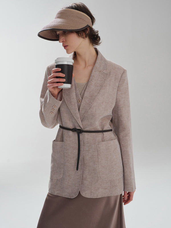 Linen Relaxed Fit Blazer