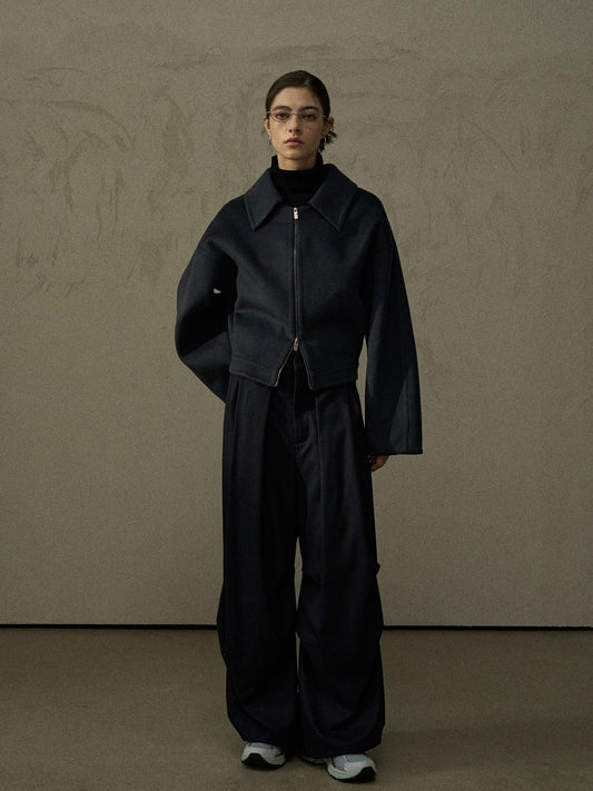 Motion Double-Faced Wool Jacket