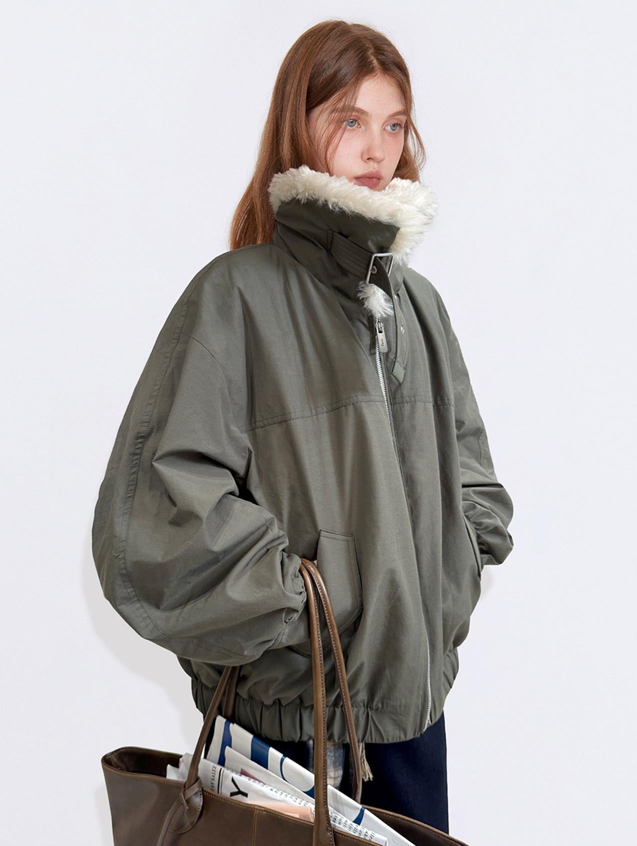 Nomad Fur-Collar Down Utility Jacket
