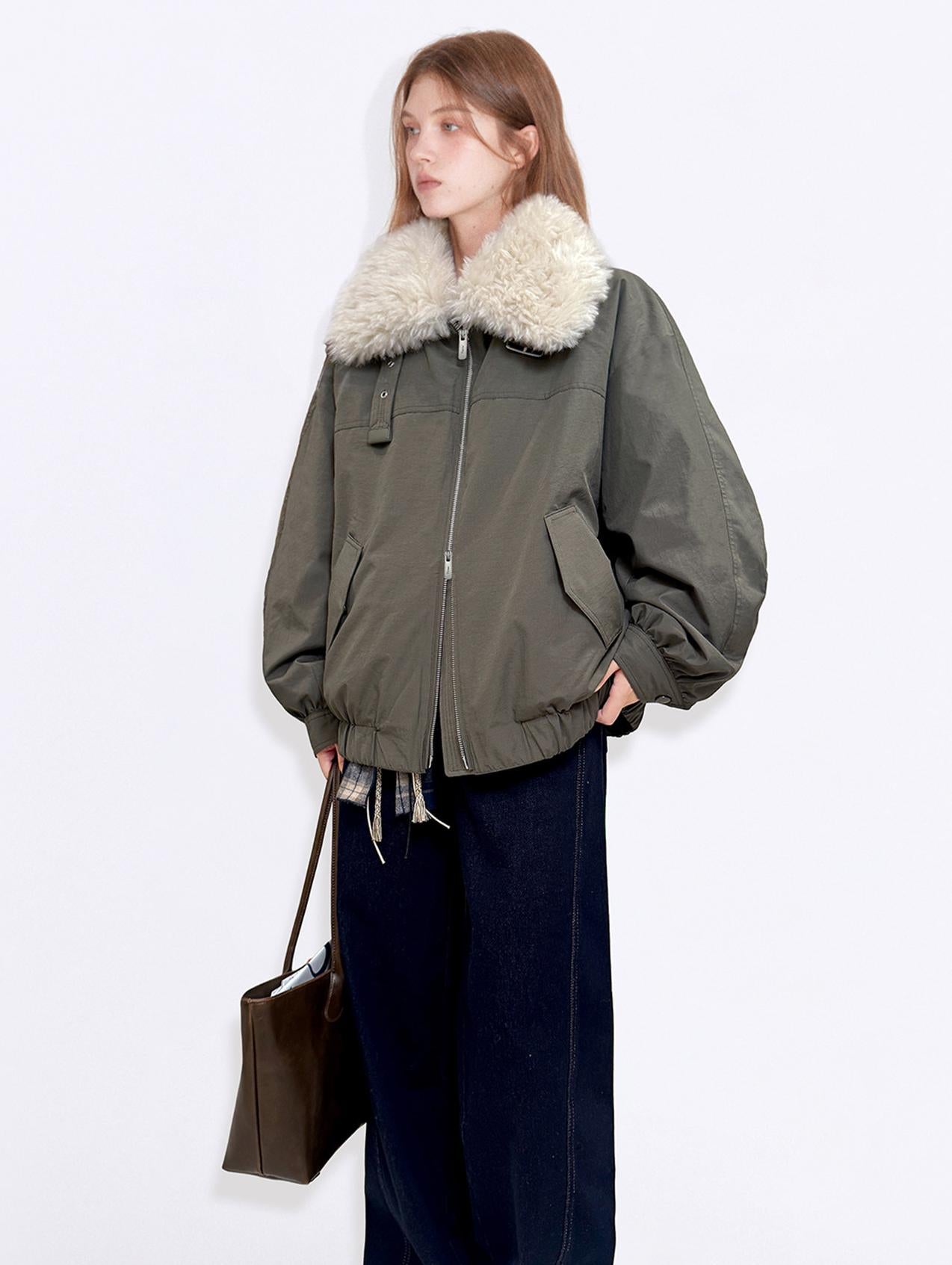Nomad Fur-Collar Down Utility Jacket