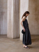 RIKA BULB SKIRT- DARK BULE