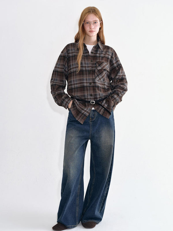 Arc-Shape Vintage Denim