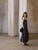 RIKA BULB SKIRT- DARK BULE