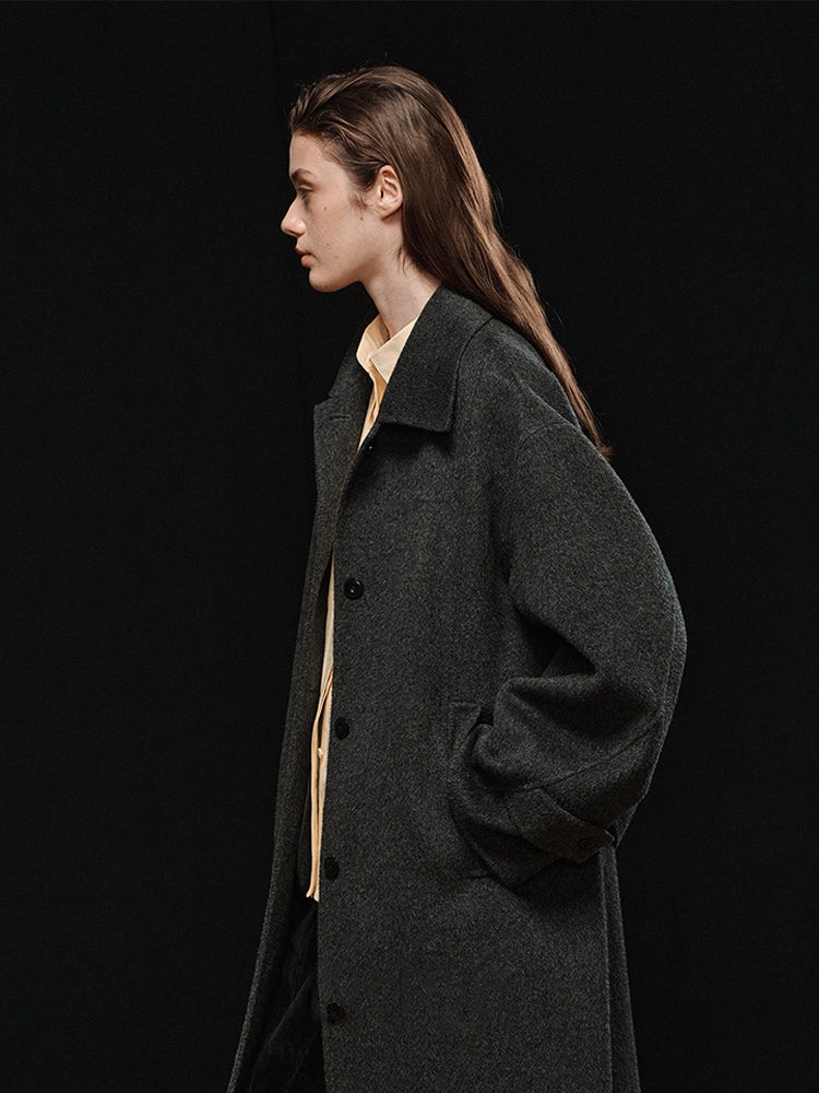 Sombre Wool Coat