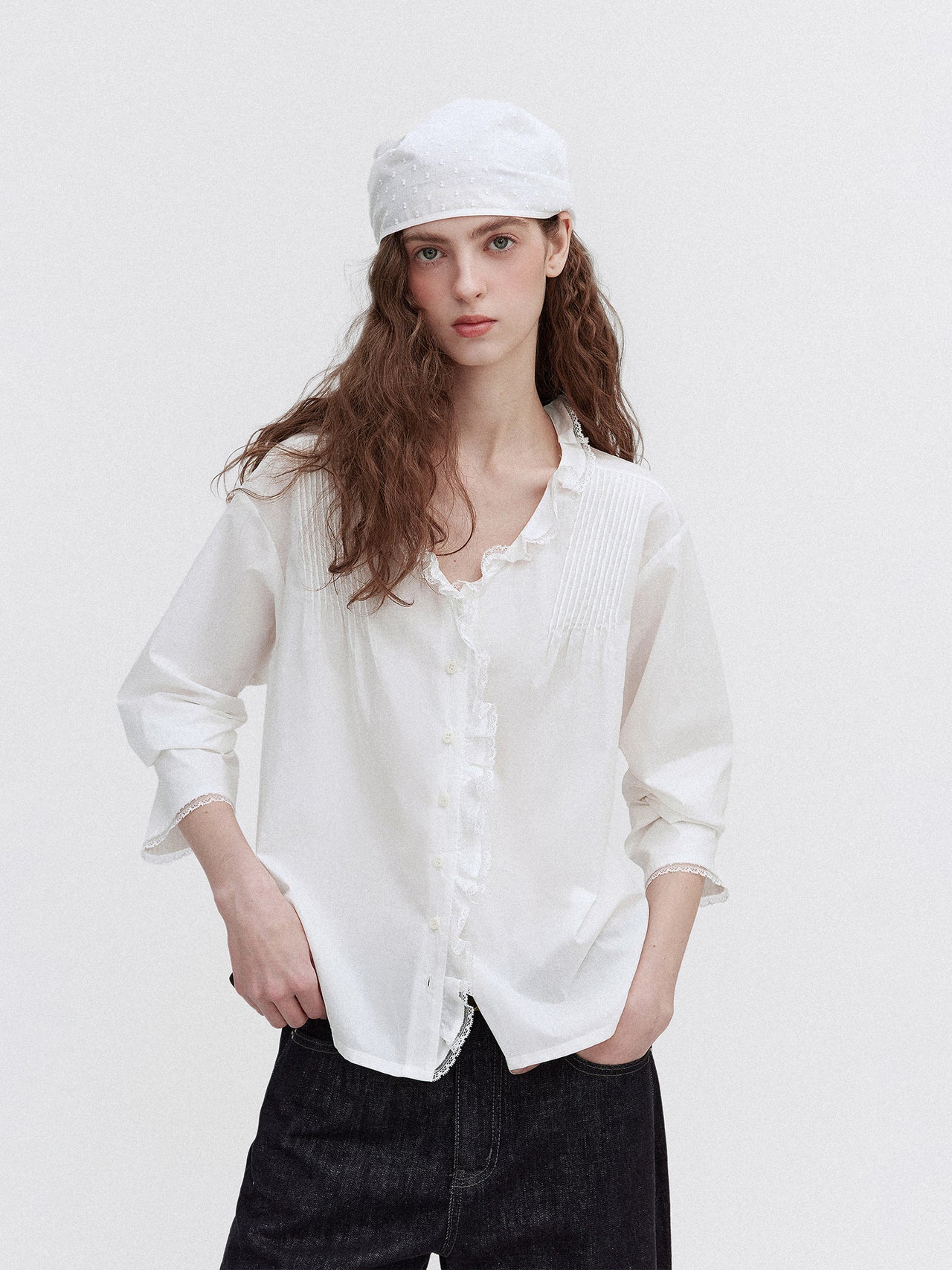 Lace Frame Shirt