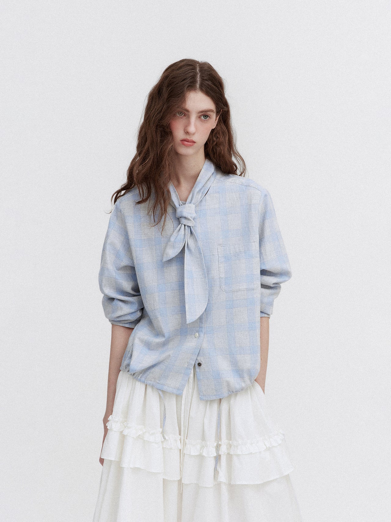 Luna Tie Blouse