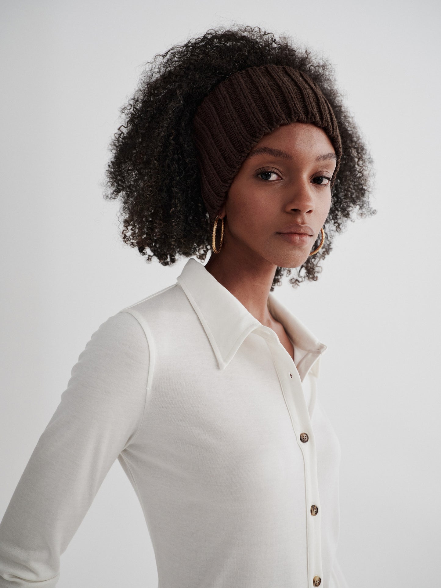 Pearl Collar Top