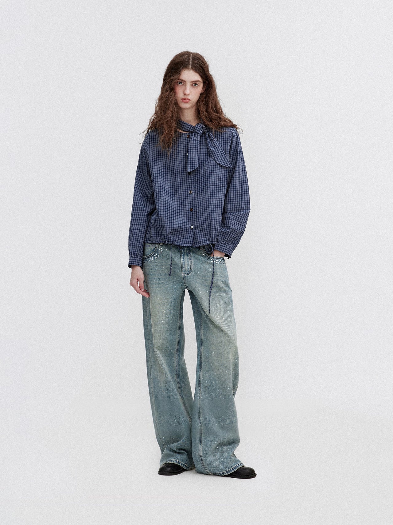 Luna Tie Blouse