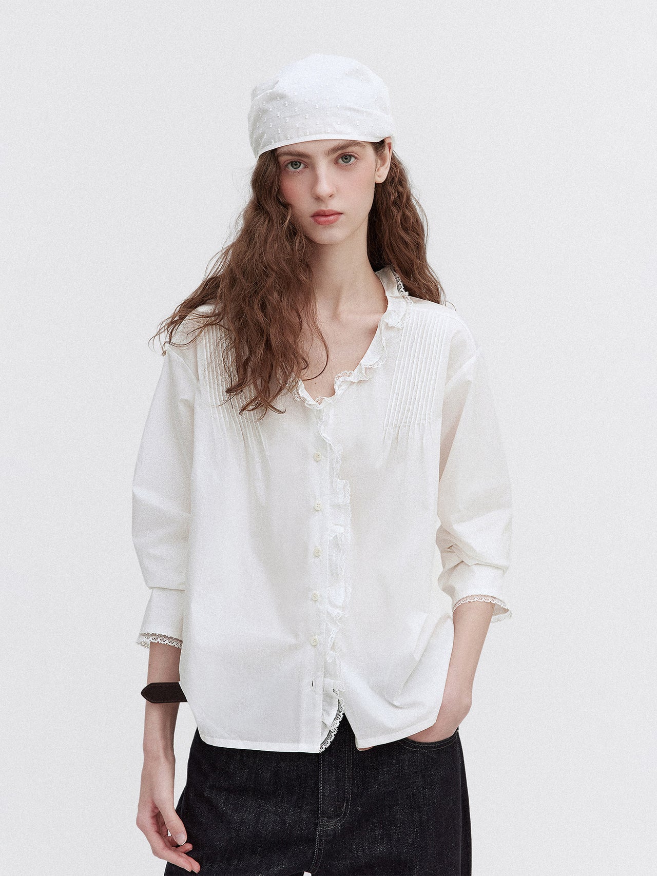 Lace Frame Shirt