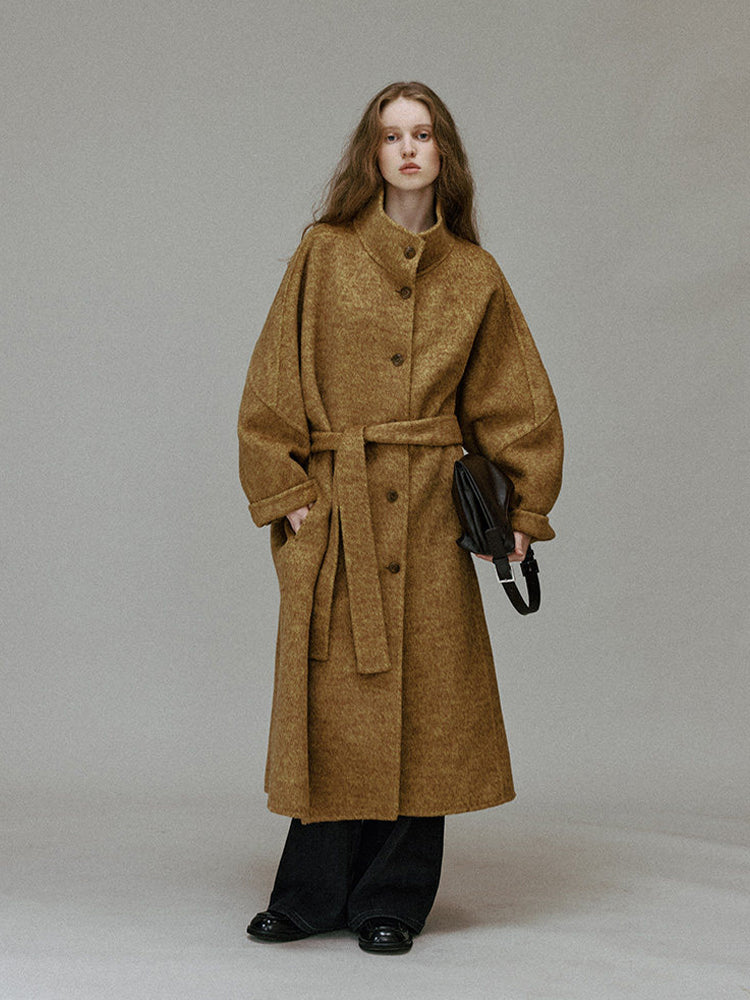 Aure Belted Wool Coat