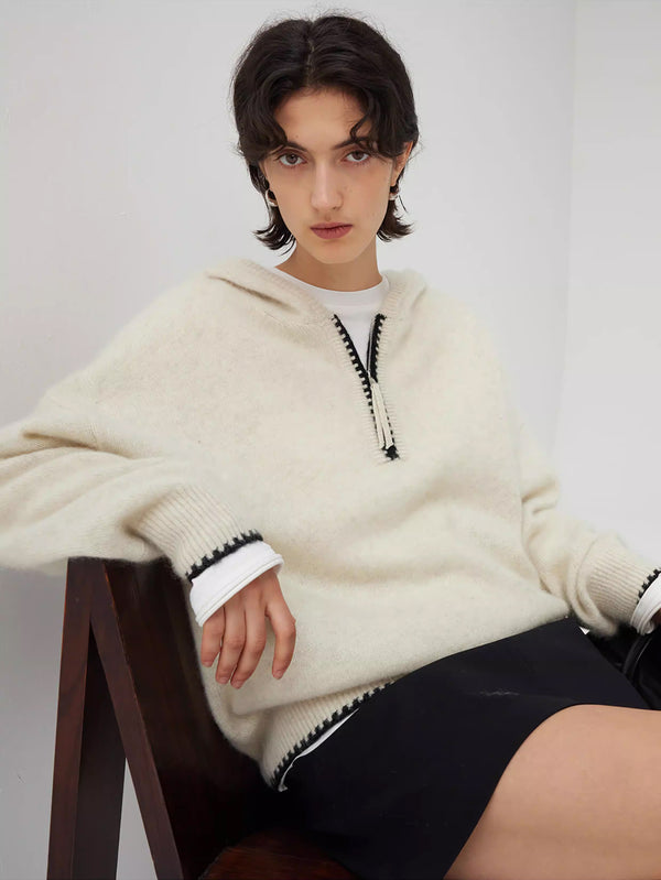 Fjord Yak Half-Zip Hoodie