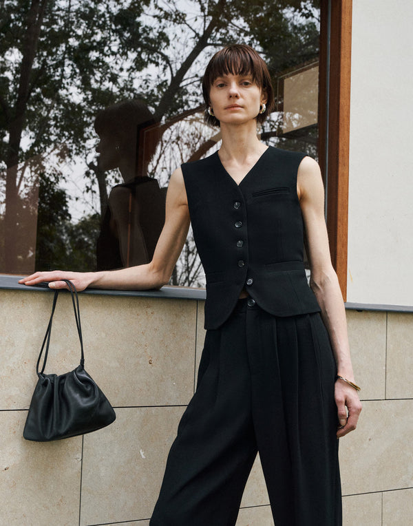 Cloud-colored Lambskin Bag