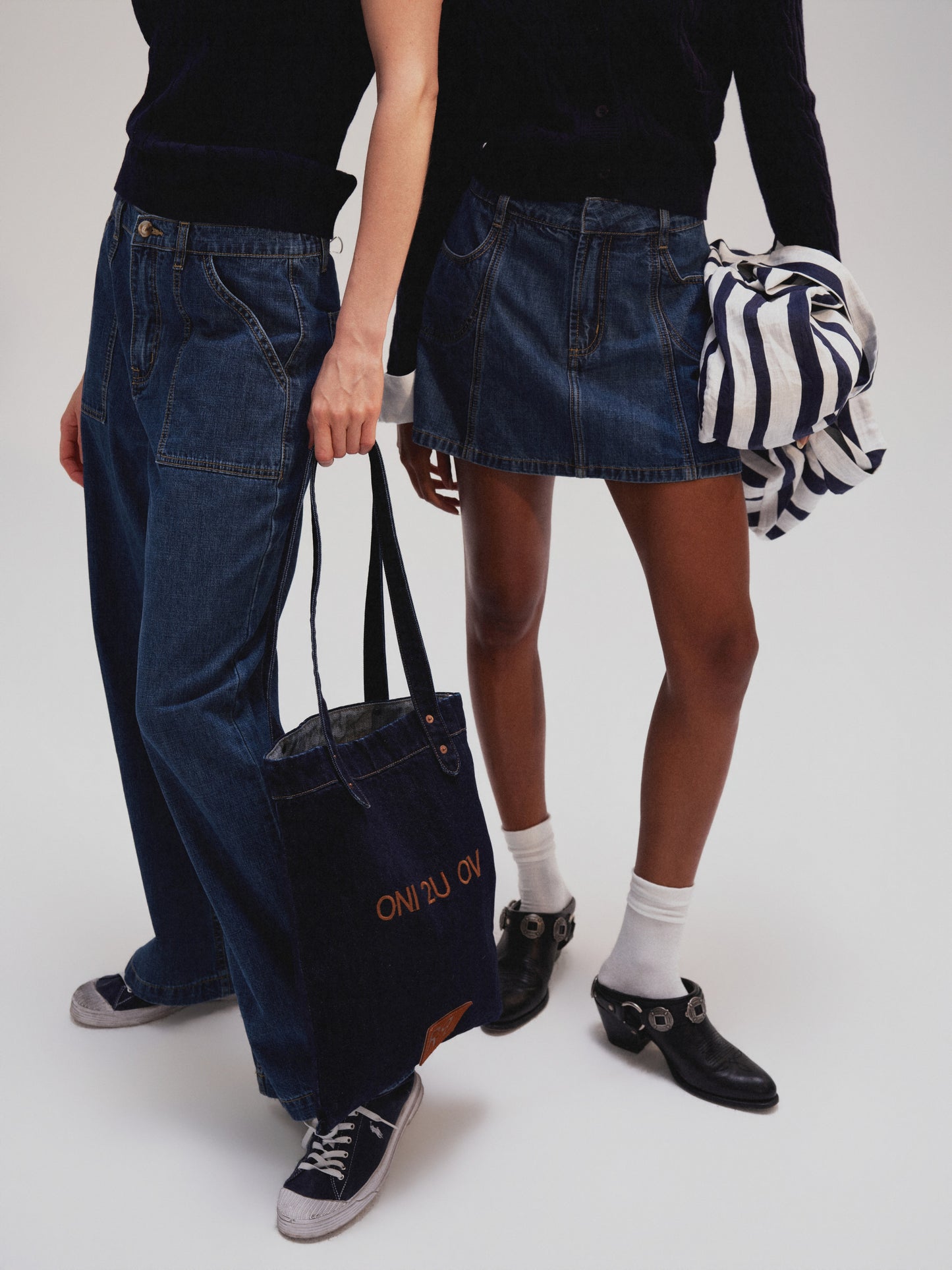 Indigo Mini Skirt