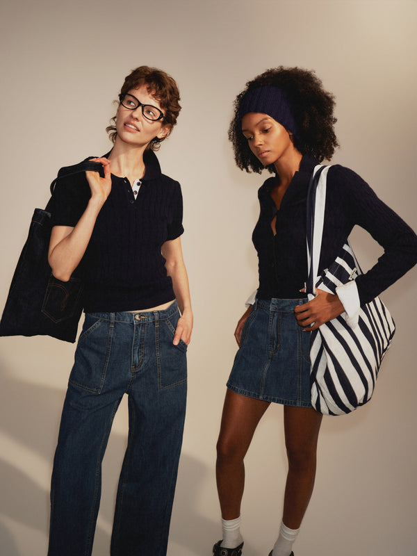 Indigo Mini Skirt